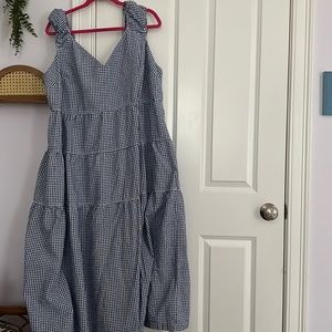 Gingham Maxi Dress